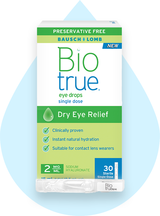 Biotrue® Preservative-Free Eye Drops | Biotrue® Eye Drops